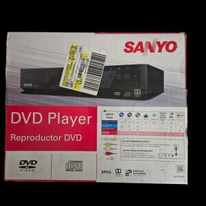 Sanyo FWDP105F DVD Player New Sealed In Box Dolby Audio CD JPEG Playback